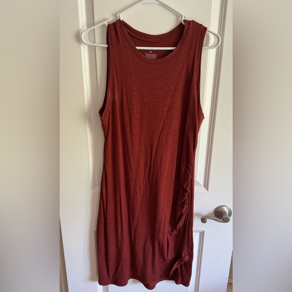 Nine West Terracotta Fitted Dress Size XL